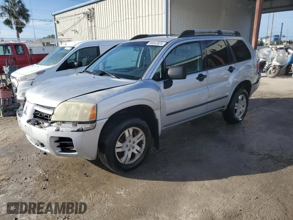 2004 Mitsubishi Endeavor LS with VIN 4A4MM21S14E078032, listed as a Copart auction lot 80043824 with 266,461 mi miles and Salvage Title. Bid and sale history available at carsss.com. Image 1.