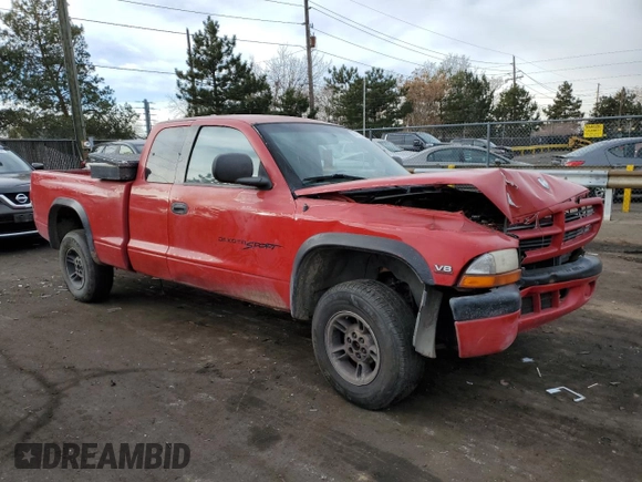 1998 Dodge Dakota SLT with VIN 1B7GG22Y5WS699664, listed as a Copart auction lot 84112654 with 268,517 mi miles and Salvage Title. Bid and sale history available at carsss.com. Image 4.