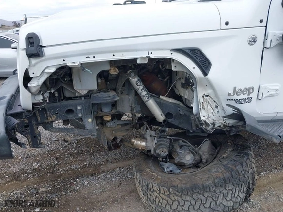 2019 Jeep Wrangler Unlimited Sport with VIN 1C4HJXDG0KW505973, listed as a IAAI auction lot 41736235 with 118,867 mi miles. Bid and sale history available at carsss.com. Image 6.