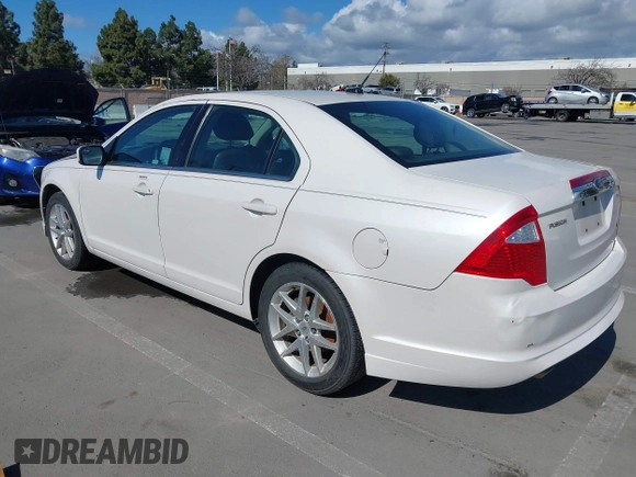 2012 Ford Fusion SEL with VIN 3FAHP0JG0CR171867, listed as a IAAI auction lot 41804936 with 189,448 mi miles. Bid and sale history available at carsss.com. Image 3.