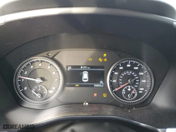 2022 Hyundai Santa Fe SEL with VIN 5NMS24AJ8NH479437, listed as a Copart auction lot 45712315 with 35,854 mi miles and Salvage Title. Bid and sale history available at carsss.com. Image 9.