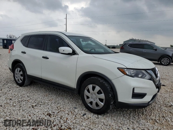 2017 Nissan Rogue S with VIN KNMAT2MT7HP558779, listed as a Copart auction lot 51852015 with 181,529 mi miles and Salvage Title. Bid and sale history available at DreamBid. Image 4.