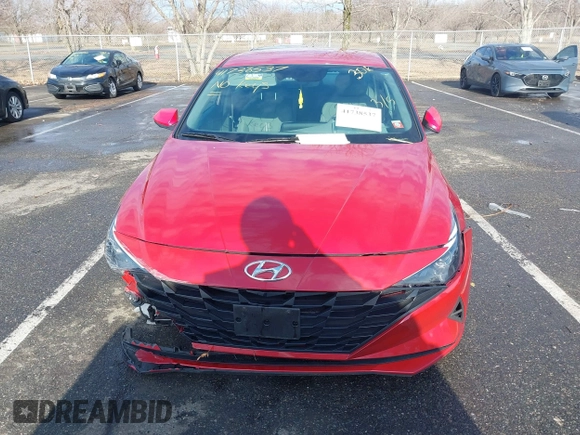 2023 Hyundai Elantra SEL with VIN KMHLM4AG9PU522161, listed as a IAAI auction lot 41738537 with 30,035 mi miles and . Bid and sale history available at DreamBid. Image 12.