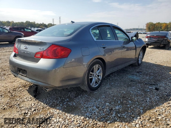 2015 Infiniti Q40 with VIN JN1CV6AP0FM500208, listed as a Copart auction lot 77498594 with 0 mi miles and Salvage Title. Bid and sale history available at carsss.com. Image 3.
