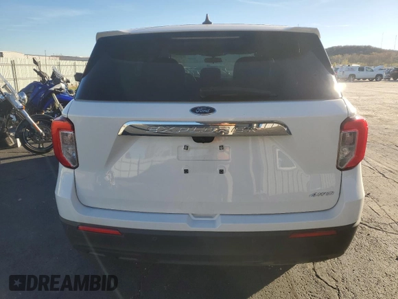 2022 Ford Explorer with VIN 1FMSK8BH2NGB53039, listed as a Copart auction lot 78853984 with 10,509 mi miles and Salvage Title. Bid and sale history available at carsss.com. Image 6.