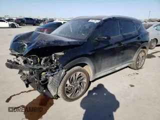 2021 Hyundai Tucson Ultimate with VIN KM8J33AL2MU353145, listed as a Copart auction lot 50179675 with 63,064 mi miles and Salvage title. Bid and sale history available at DreamBid. Image 1.