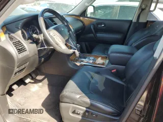 2014 Infiniti QX80 with VIN JN8AZ2ND9E9750604, listed as a Copart auction lot 57026004 with 144,732 mi miles and Clean Title. Bid and sale history available at carsss.com. Image 7.