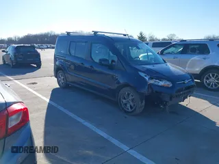 2015 Ford Transit Connect Wagon Titanium with VIN NM0GE9G75F1177148, listed as a IAAI auction lot 41035037 with 139,205 mi miles. Bid and sale history available at carsss.com. Image 1.