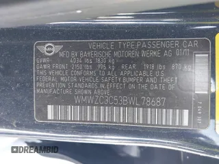 2011 MINI Countryman S z VIN WMWZC3C53BWL78687, wystawiony jako IAAI lot #41871368 z przebiegiem 125 397 mil mil oraz . Historia ofert i sprzedaży dostępna na DreamBid. Obrazek 9.