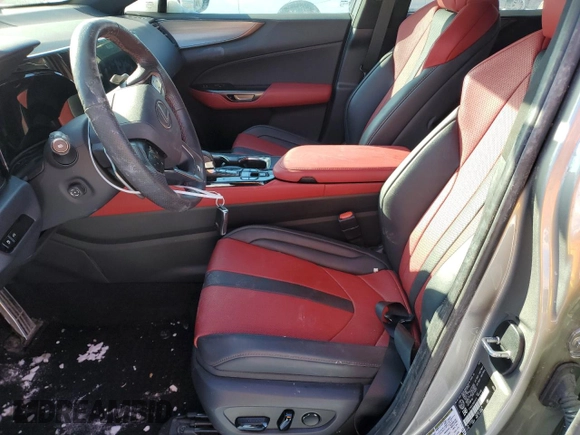 2022 Lexus NX with VIN 2T2KGCEZXNC001579, listed as a Copart auction lot 42125225 with 42,980 mi miles and Salvage Title. Bid and sale history available at carsss.com. Image 7.