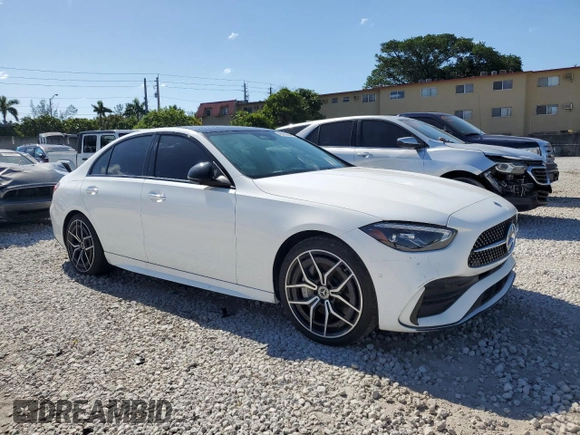 2023 Mercedes-Benz C 300 z VIN W1KAF4GB3PR142257, wystawiony jako Copart lot #49868084 z przebiegiem 11 366 mil mil oraz Czysty tytuł • Clean title. Historia ofert i sprzedaży dostępna na DreamBid. Obrazek 4.