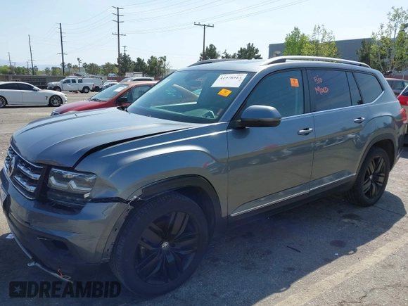 2019 Volkswagen Atlas SEL with VIN 1V2MR2CA7KC507646, listed as a IAAI auction lot 41978913 with 91,221 mi miles and . Bid and sale history available at DreamBid. Image 2.