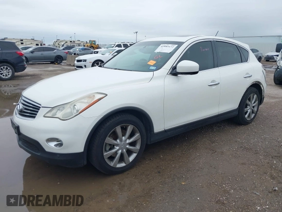 2011 Infiniti EX Journey with VIN JN1AJ0HP0BM800797, listed as a IAAI auction lot 41955472 with 150,923 mi miles. Bid and sale history available at carsss.com. Image 2.
