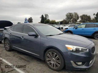 2015 Kia Cadenza Premium with VIN KNALN4D74F5172585, listed as a Copart auction lot 81832094 with 108,888 mi miles and Salvage Title. Bid and sale history available at carsss.com. Image 4.