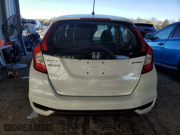 2018 Honda Fit Sport with VIN 3HGGK5H67JM715940, listed as a Copart auction lot 88308165 with 0 mi miles and Salvage Title. Bid and sale history available at carsss.com. Image 6.