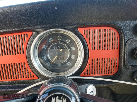 1968 Volkswagen Beetle with VIN 158568466, listed as a Copart auction lot 74978484 with 51,303 mi miles and Salvage Title. Bid and sale history available at DreamBid. Image 9.