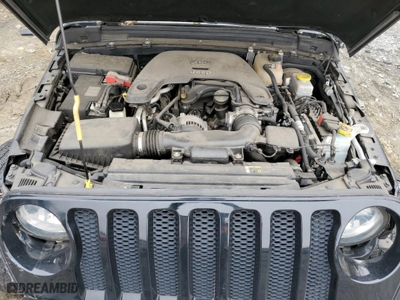 2019 Jeep Wrangler Unlimited Sport with VIN 1C4HJXDG4KW538961, listed as a Copart auction lot 44018655 with 53,478 mi miles and Salvage Title. Bid and sale history available at carsss.com. Image 12.
