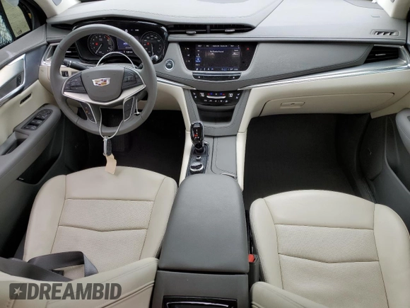2024 Cadillac XT5 AWD Premium Luxury with VIN 1GYKNDRS6RZ733825, listed as a Copart auction lot 50414195 with 14,816 mi miles and Salvage title. Bid and sale history available at DreamBid. Image 8.