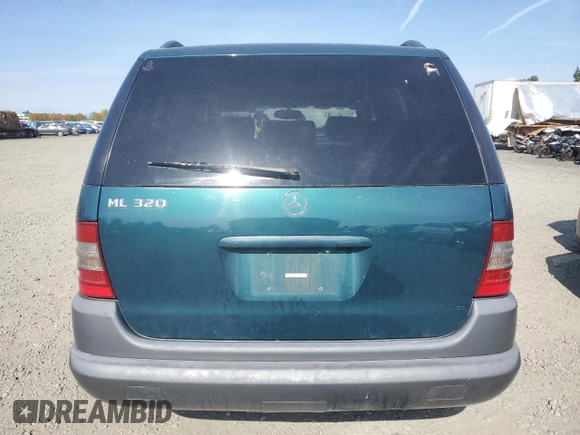 1998 Mercedes-Benz M-Class with VIN 4JGAB54E6WA003114, listed as a Copart auction lot 74954134 with 131,742 mi miles and Clean Title. Bid and sale history available at carsss.com. Image 6.