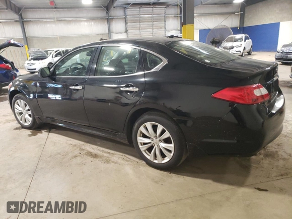2011 Infiniti M37 with VIN JN1BY1AR0BM371825, listed as a Copart auction lot 67043843 with 0 mi miles and Salvage Title. Bid and sale history available at carsss.com. Image 2.