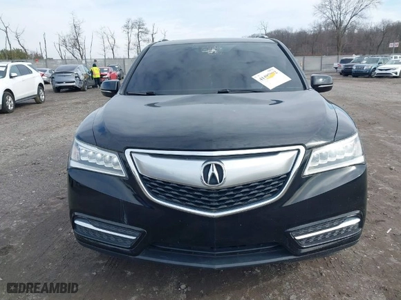 2015 Acura MDX Tech Pkg with VIN 5FRYD4H48FB009138, listed as a IAAI auction lot 41497082 with 124,837 mi miles. Bid and sale history available at carsss.com. Image 12.