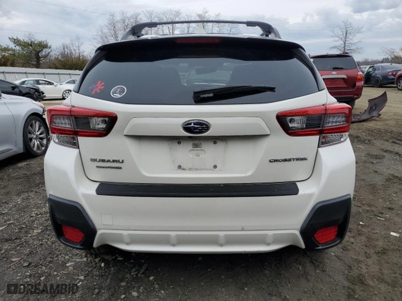 2021 Subaru Crosstrek Premium with VIN JF2GTAPC8M8663076, listed as a Copart auction lot 83749574 with 50,677 mi miles and Salvage Title. Bid and sale history available at carsss.com. Image 6.
