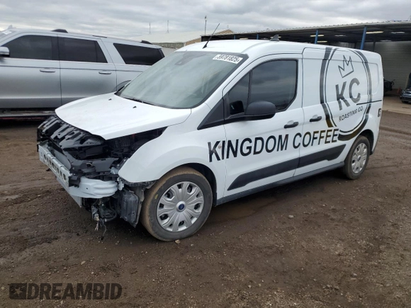 2022 Ford Transit Connect XLT z VIN NM0LS7T21N1524270, wystawiony jako Copart lot #59781825 z przebiegiem 44 899 mil mil oraz Szkoda całkowita • Salvage title. Historia ofert i sprzedaży dostępna na DreamBid. Obrazek 1.