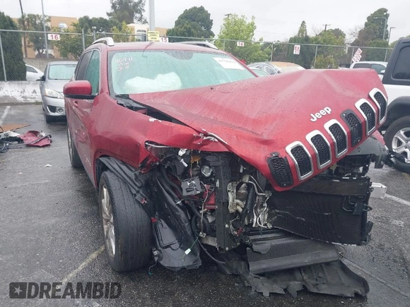 2017 Jeep Cherokee Limited with VIN 1C4PJLDB5HW516775, listed as a IAAI auction lot 41798412 with 106,186 mi miles. Bid and sale history available at carsss.com. Image 1.