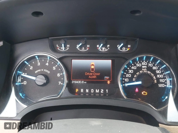 2011 Ford F-150 XL with VIN 1FTFX1CF7BFB42907, listed as a IAAI auction lot 41336158 with 319,430 mi miles. Bid and sale history available at carsss.com. Image 7.