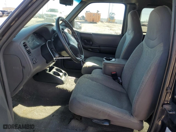 2002 Ford Ranger XL Fleet with VIN 1FTYR44UX2TA29455, listed as a Copart auction lot 46596235 with 115,901 mi miles and Salvage Title. Bid and sale history available at carsss.com. Image 7.