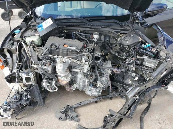 2017 Honda Civic Sedan LX with VIN 19XFC2F54HE048782, listed as a Copart auction lot 81576724 with 23,235 mi miles and Salvage Title. Bid and sale history available at carsss.com. Image 12.