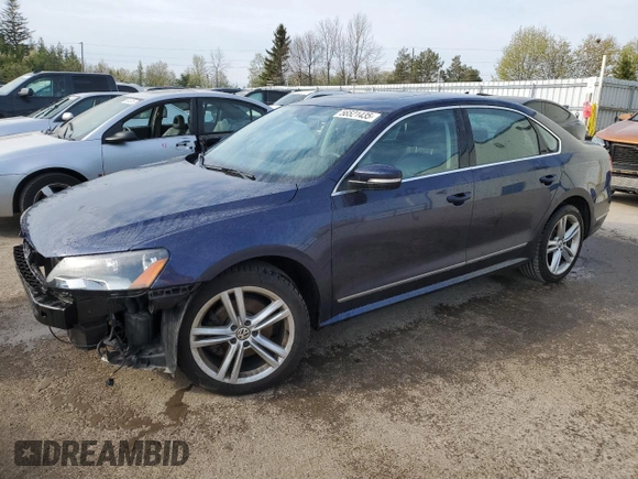 2015 Volkswagen Passat SEL Premium z VIN 1VWCV7A31FC027860, wystawiony jako Copart lot #56521435 z przebiegiem 171 702 mil mil oraz Czysty tytuł • Clean title. Historia ofert i sprzedaży dostępna na DreamBid. Obrazek 1.