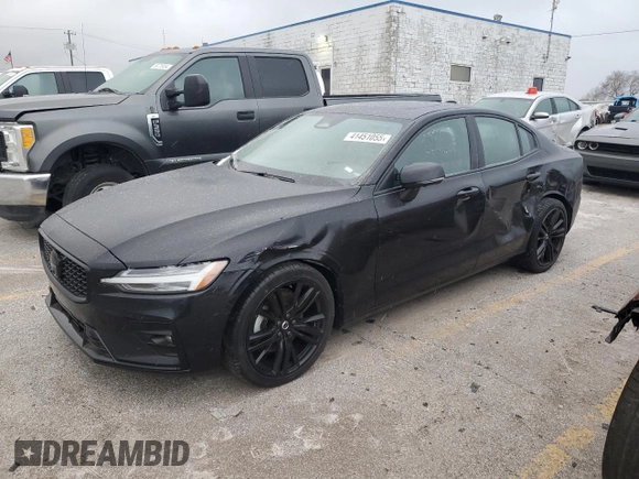 2024 Volvo S60 Plus Black Edition with VIN 7JRL12FH1RG282206, listed as a Copart auction lot 41451055 with 53,336 mi miles and Clean title. Bid and sale history available at DreamBid. Image 1.