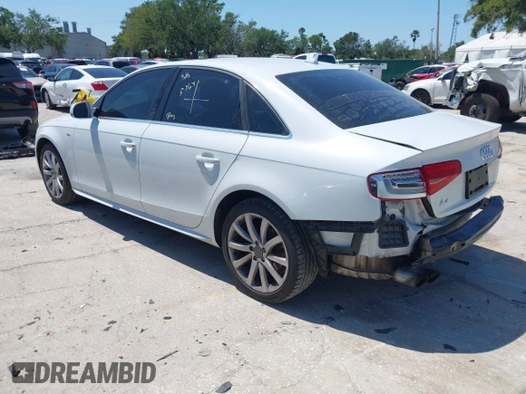 2014 Audi A4 Premium z VIN WAUAFAFL7EN040237, wystawiony jako IAAI lot #41980907 z przebiegiem 148 258 mil mil oraz . Historia ofert i sprzedaży dostępna na DreamBid. Obrazek 3.
