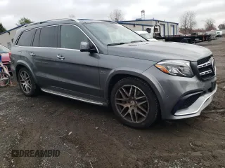 2017 Mercedes-Benz GLS with VIN 4JGDF7FEXHA893212, listed as a Copart auction lot 80876754 with 110,073 mi miles and Salvage Title. Bid and sale history available at carsss.com. Image 4.