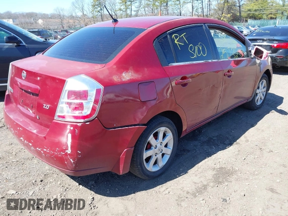 2007 Nissan Sentra 2.0 with VIN 3N1AB61E67L641875, listed as a IAAI auction lot 41910326 with 200,396 mi miles and . Bid and sale history available at DreamBid. Image 4.