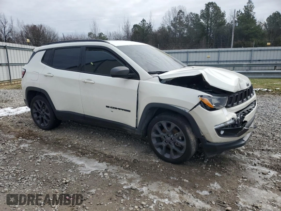 2021 Jeep Compass 80th Anniversary with VIN 3C4NJCEB3MT602334, listed as a Copart auction lot 45680925 with Not Provided miles and Clean Title. Bid and sale history available at carsss.com. Image 4.