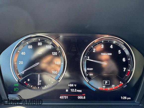 2018 BMW X2 xDrive28i with VIN WBXYJ5C38JEF74486, listed as a Copart auction lot 44263755 with 45,731 mi miles and Salvage Title. Bid and sale history available at carsss.com. Image 8.