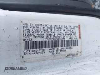 1993 Toyota Celica z VIN JT5ST87K6P0145748, wystawiony jako IAAI lot #41401540 z przebiegiem 165 469 mil mil oraz . Historia ofert i sprzedaży dostępna na DreamBid. Obrazek 9.