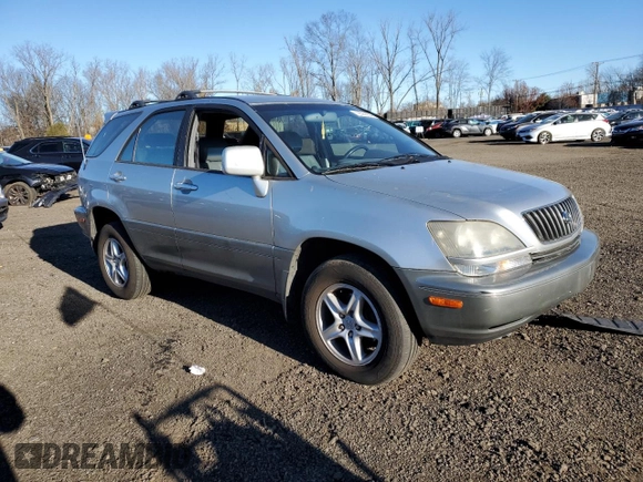 2000 Lexus RX 300 with VIN JT6HF10U5Y0162025, listed as a Copart auction lot 79599934 with 140,298 mi miles and Salvage Title. Bid and sale history available at carsss.com. Image 4.