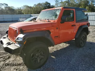 2023 Jeep Wrangler Sport with VIN 1C4HJXAG0PW668425, listed as a Copart auction lot 74617754 with 21,796 mi miles and Salvage title. Bid and sale history available at DreamBid. Image 1.