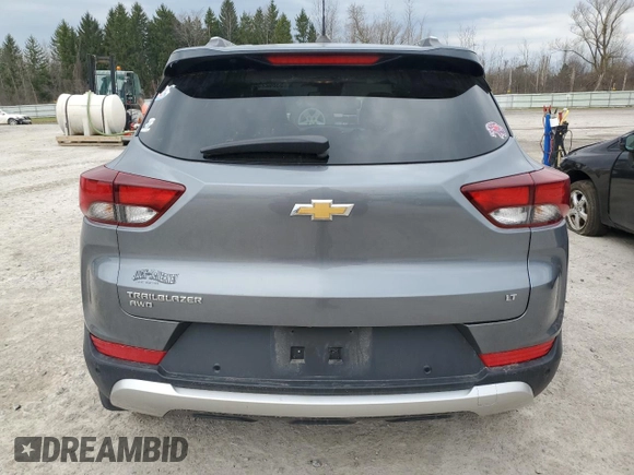 2021 Chevrolet TrailBlazer LT with VIN KL79MRSL0MB118452, listed as a Copart auction lot 53802255 with 41,952 mi miles and Salvage Title. Bid and sale history available at DreamBid. Image 6.