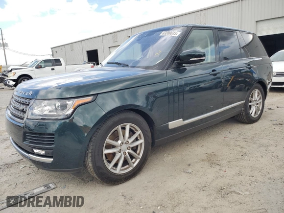 2017 Land Rover Range Rover with VIN SALGR2FK4HA367362, listed as a Copart auction lot 63200615 with 54,686 mi miles and Salvage title. Bid and sale history available at DreamBid. Image 1.