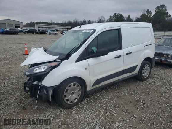2018 Ford Transit Connect XL with VIN NM0LS6E70J1351080, listed as a Copart auction lot 43360945 with 147,048 mi miles and Salvage title. Bid and sale history available at DreamBid. Image 1.