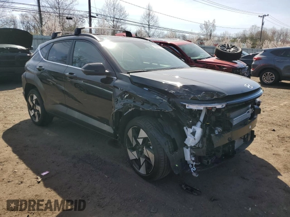 2025 Hyundai Kona Limited with VIN KM8HECA31SU200925, listed as a Copart auction lot 53305795 with 6,223 mi miles and Salvage Title. Bid and sale history available at DreamBid. Image 4.