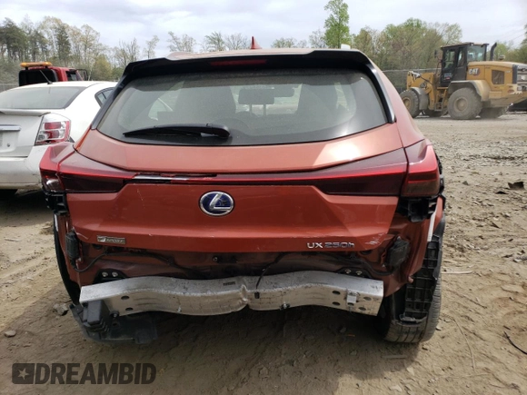 2019 Lexus UX with VIN JTHU9JBH3K2006879, listed as a Copart auction lot 48368473 with 29,924 mi miles. Bid and sale history available at carsss.com. Image 6.