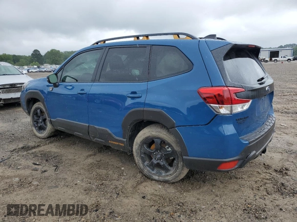 2024 Subaru Forester Wilderness z VIN JF2SKAJC9RH525477, wystawiony jako Copart lot #58488245 z przebiegiem Nie podano mil oraz Szkoda całkowita • Salvage title. Historia ofert i sprzedaży dostępna na DreamBid. Obrazek 2.