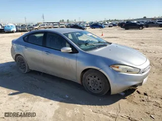 2015 Dodge Dart SE with VIN 1C3CDFAA5FD300828, listed as a Copart auction lot 46095245 with 133,159 mi miles and Salvage Title. Bid and sale history available at carsss.com. Image 4.