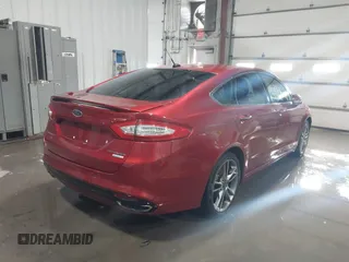 2015 Ford Fusion Titanium with VIN 3FA6P0K91FR113892, listed as a IAAI auction lot 41379676 with 195,091 mi miles. Bid and sale history available at carsss.com. Image 4.