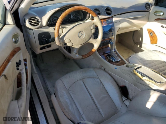 2007 Mercedes-Benz CLK-Class 3.5L with VIN WDBTJ56H87F209934, listed as a Copart auction lot 81352814 with 300,745 mi miles and Salvage Title. Bid and sale history available at carsss.com. Image 8.